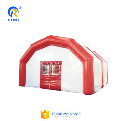 KR-IT-920-1 0,45 mm Platon PVC Plane aufblasbare medizinische Zelt 5*8*4,5m