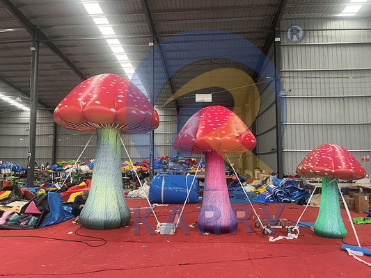 LED-Licht Spaßpilz für Festivals und Zeremonien 5m oder maßgeschneiderte Größe PVC-Material