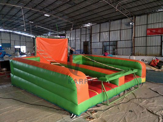 PVC Outdoor Park Karneval Klettern Spiel aufblasbare Jacobs Leiter Klettern Spiel für Erwachsene