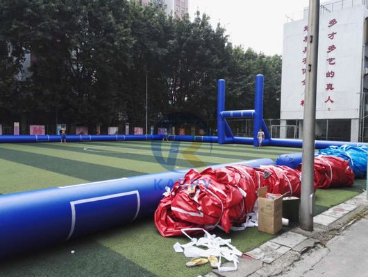 Portable Outdoor aufblasbare Rugby-Feld-Spiel für Kinder und Erwachsene Altersbereich 14 Jahre und älter