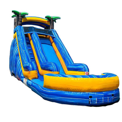 Maximalkapazität 100-500 kg Erwachsene Palmen aufblasbare Wasserparkgeräte mit Pool