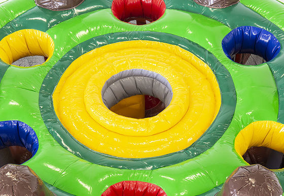 CE-Zertifikat kommerzielle aufblasbare Whack a Mole-Spiel 4,5 m für interaktive Sportspiele