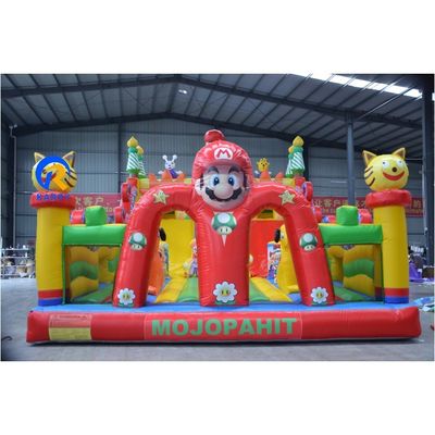 OEM akzeptiert Kinder aufblasbares Sprunghaus mit Rutsche und Wasserpark Trampolin
