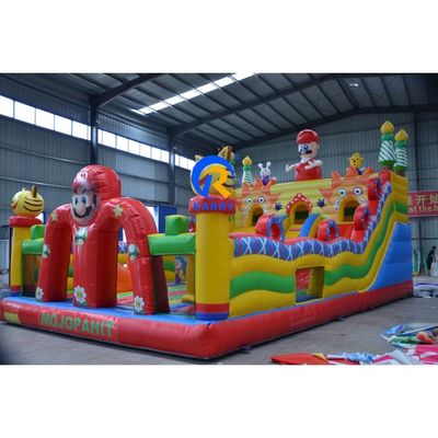 OEM akzeptiert Kinder aufblasbares Sprunghaus mit Rutsche und Wasserpark Trampolin