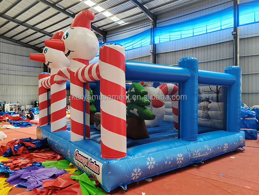Custom Christmas Aufblaspuppe Clown Trampolin Sprungburg für Innen- und Außenbereich