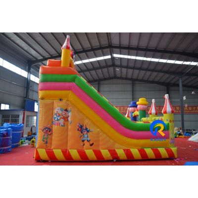 8x6x6m aufblasbarer Clown-Themen-Wasserpark für Kinder im Freien und Innenbereich