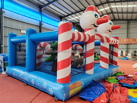Custom Christmas Aufblaspuppe Clown Trampolin Sprungburg für Innen- und Außenbereich