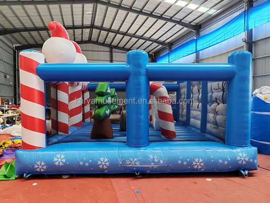 Custom Christmas Aufblaspuppe Clown Trampolin Sprungburg für Innen- und Außenbereich