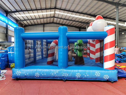 Custom Christmas Aufblaspuppe Clown Trampolin Sprungburg für Innen- und Außenbereich