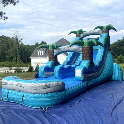 Sommer Spaß garantiert kommerzielle Vermietung PVC-Wasserpark mit Kinder Splash-Pool und Air Jumping