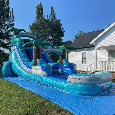Sommer Spaß garantiert kommerzielle Vermietung PVC-Wasserpark mit Kinder Splash-Pool und Air Jumping