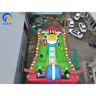 Roboter-Themen aufblasbarer Wasserpark mit aufblasbarem Hindernis Unisex PVC-Platte