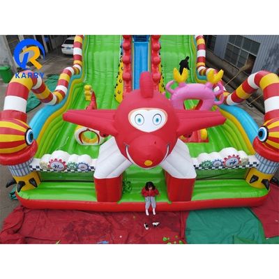 Roboter-Themen aufblasbarer Wasserpark mit aufblasbarem Hindernis Unisex PVC-Platte