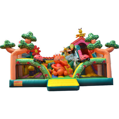 Sea.by Air.by Express Shipping PVC aufblasbarer Türsteher Schloss Sprunghaus für Kinder