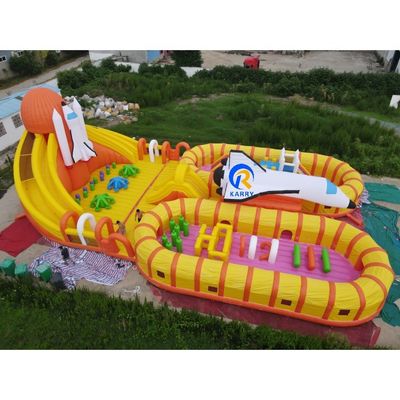 Sommer-Wasserpark Spaß Unisex großer aufblasbarer Eisbär Spielplatz für Outdoor-Spiele
