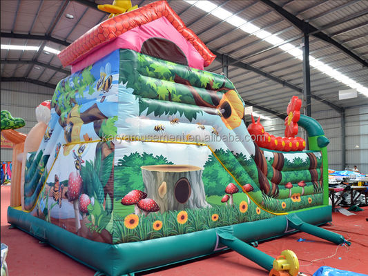 Sea.by Air.by Express Shipping PVC aufblasbarer Türsteher Schloss Sprunghaus für Kinder