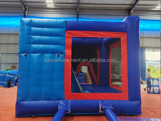 Unisex-Funktionen kundenspezifisch Sonic Bounce House aufblasbare Combo-Slide für Party-Vermietung