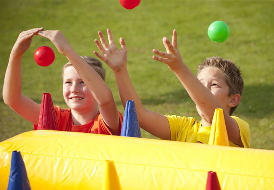 Tragbares kommerzielles PVC aufblasbares Hoverball-Rennspiel für lustigen interaktiven Karneval