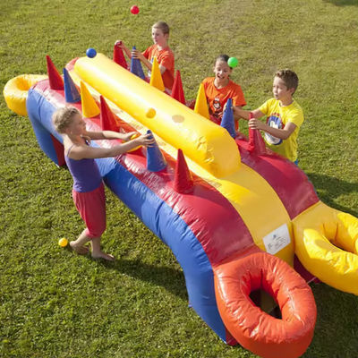 Tragbares kommerzielles PVC aufblasbares Hoverball-Rennspiel für lustigen interaktiven Karneval