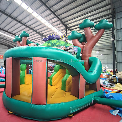 Kinderparty Außen aufblasbares Türsteherhaus mit Rutsche See/Luft/Expressversand