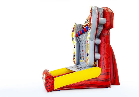 Farbenfrohe aufblasbare Connect 4 in einer Reihe Ziel-Shooting-Spiel für kommerzielle Herausforderungen