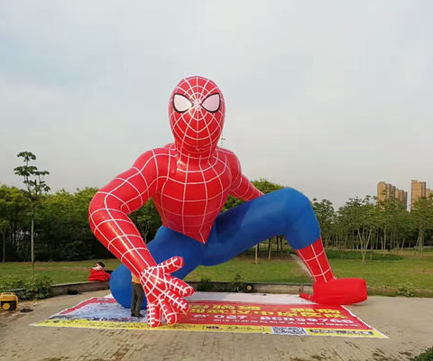 Außenwerbung Aufblasbare Riesen-Hulk- und Spiderman-Modelle für auffällige Veranstaltungen