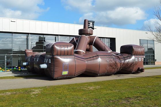 Aufblasbare Laser-Tag-Arena für interaktive Sportspiele für Erwachsene und PVC-Schlachtfeldlabyrinth