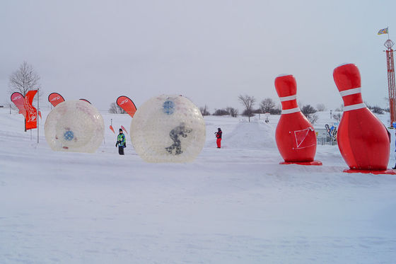 Portable Jumbo PVC aufblasbare Bowling-Set ideal für interaktive Sportspiele und Veranstaltungen