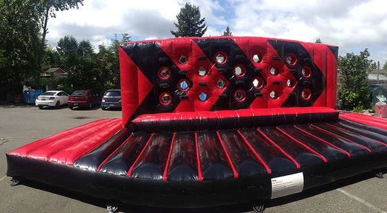 Blower Interaktives Sportspiel Herausforderung Aufblasbare Whack Wandwisch-Aus-Schlag-Spiel