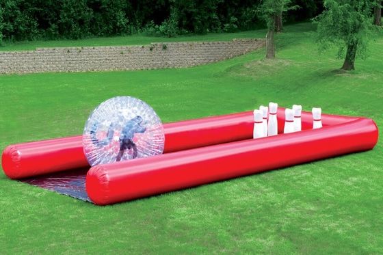 Customisierte aufblasbare Bowling-Pin und Ball-Spiel für Team-Building Party Entertainment
