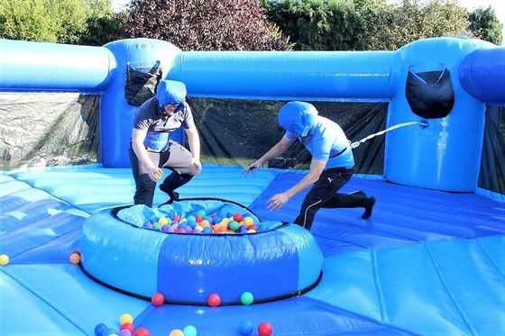 Versandweg Auf See/auf dem Luftweg 6 Spieler aufblasbare Bungee Run Dash 'n' Grab Sport Spiele