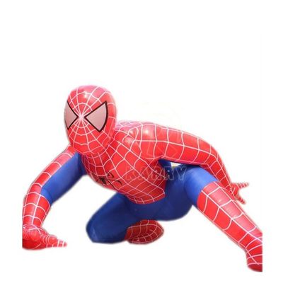 Farbenfrohe Marvel-Superhelden aufblasbare Spider-Man Werbung PVC Material