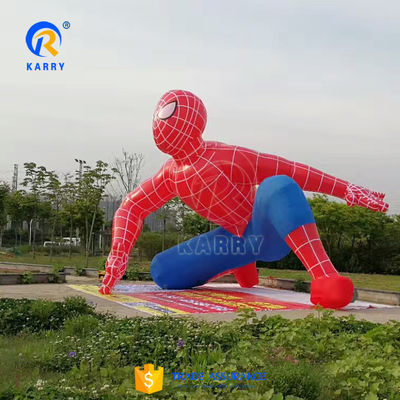 Farbenfrohe Marvel-Superhelden aufblasbare Spider-Man Werbung PVC Material
