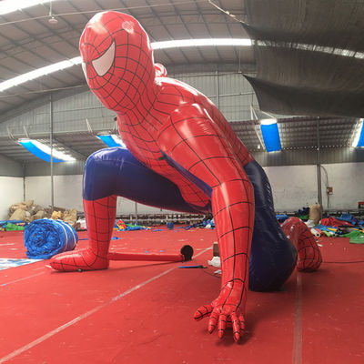 Farbenfrohe Marvel-Superhelden aufblasbare Spider-Man Werbung PVC Material