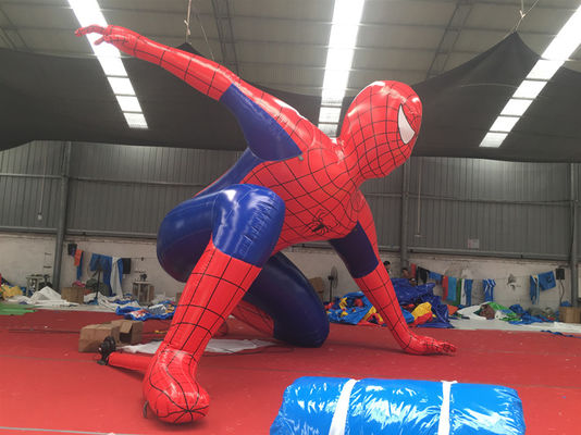 Farbenfrohe Marvel-Superhelden aufblasbare Spider-Man Werbung PVC Material