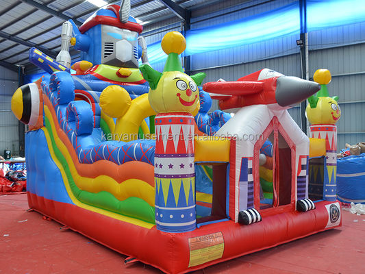 Trampolin Custom Kleingröße Aufblasbare Mechanische Ares Spaß City Bouncer Combo Slide