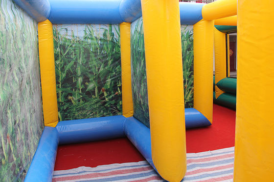 Custom aufblasbare Laser-Tag-Labyrinth für Unisex Maislabyrinth Herausforderung Hürdenkurs