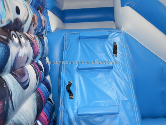 Kinderparty aufblasbare Trampoline Prinzessin Elsa Schloss Kombo Sprungrutsche