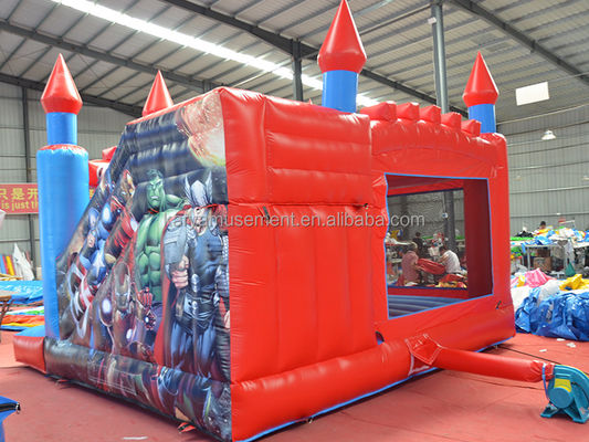 Kinderspiel im Freien oder Innenbereich Aufblasbare A-Avengers Schloss Sprung Schloss