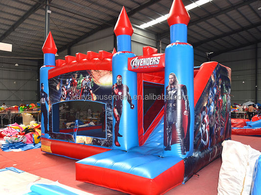 Kinderspiel im Freien oder Innenbereich Aufblasbare A-Avengers Schloss Sprung Schloss