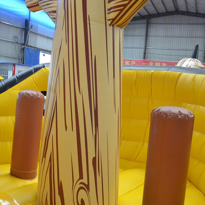 Customized Farbe kommerzielle aufblasbare nasse und trockene Rutsche Sprung Schloss für Party Vermietung