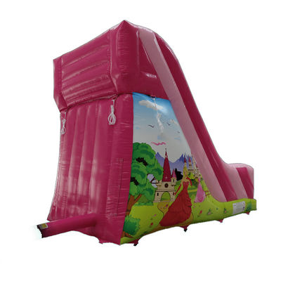 Handelsverleih PVC Kleine rosa aufblasbare Rutsche mit CE/EN71/EN14960-Zertifizierung