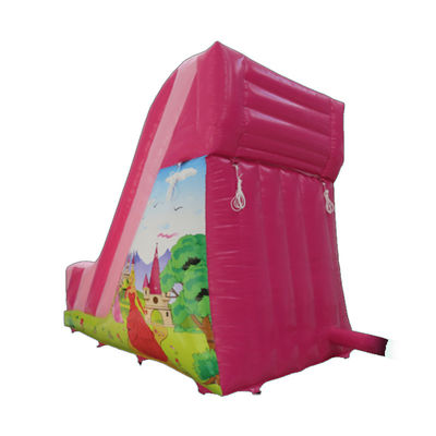 Handelsverleih PVC Kleine rosa aufblasbare Rutsche mit CE/EN71/EN14960-Zertifizierung