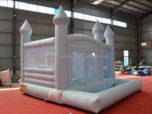 Maßgeschneiderte Farbe Portable Hochzeitsfeier Sprunghaus Combo-Rutsche und Ball Pit für Kinder