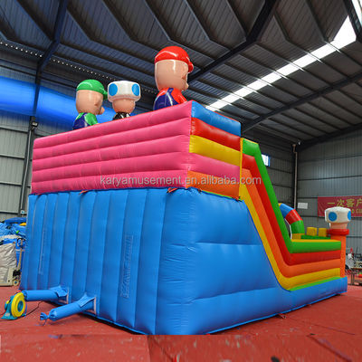 Alter 14 Jahre Portable PVC Aufblasbare Mario Fun City Spielplatz Spiel für Kinder