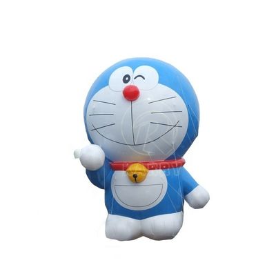 Farbenfrohe aufblasbare Doraemon mit Luftbläser und Zubehör