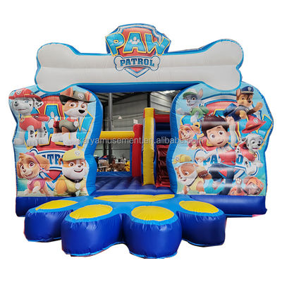 Unisex Paw Patrol aufblasbare Burg mit Innenrutsche kommerzielle anpassbare Design