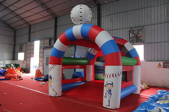 Altersbereich 14 Jahre nach oben Aufblasbare Baseball Batting Cage Schießspiel mit Speed Pitch