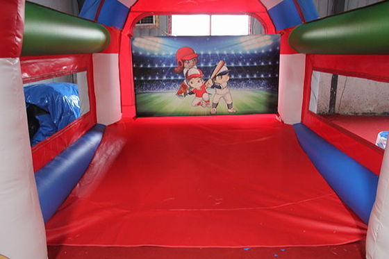 Altersbereich 14 Jahre nach oben Aufblasbare Baseball Batting Cage Schießspiel mit Speed Pitch