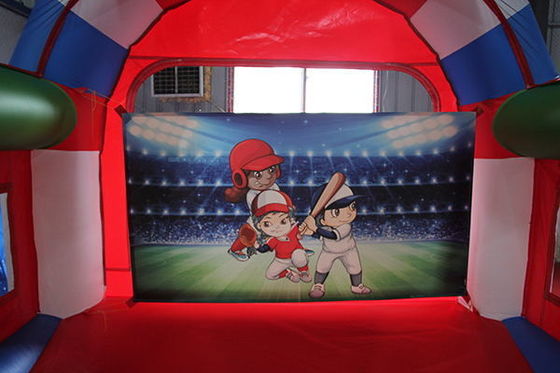 Altersbereich 14 Jahre nach oben Aufblasbare Baseball Batting Cage Schießspiel mit Speed Pitch